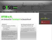 Tablet Screenshot of dtsb.de